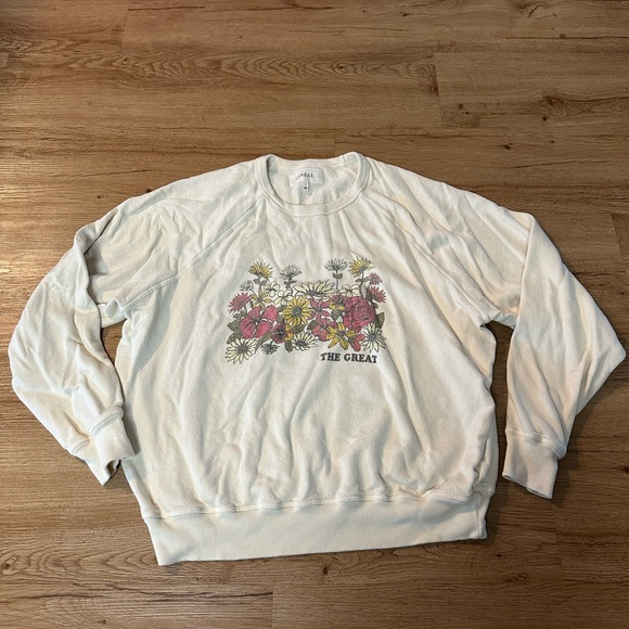 The The College Sweatshirt with Garden Floral Graphic